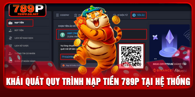 Khái quát quy trình nạp tiền 789P tại hệ thống